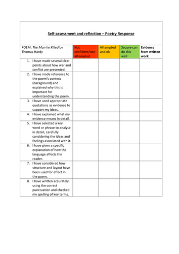 Year 8 poetry scheme of work | Teaching Resources