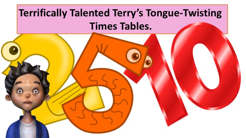 Times Table Twisters! (2x, 5x & 10x Tongue Twister Times Tables)