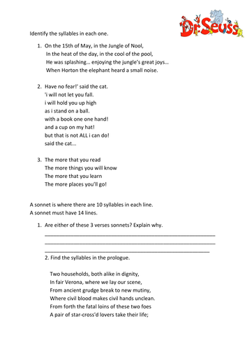 Shakespeare scheme of work (SOW) | Teaching Resources