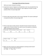 Worksheets Stoichiometry Worksheet 2 Percent Yield stoichiometry worksheet 2 percent yield pixelpaperskin collection of sharebrowse