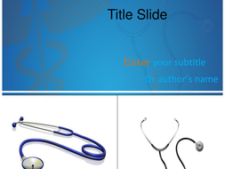 Stethoscope PPT Template | Teaching Resources