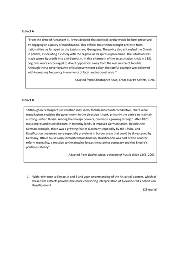 Russian revolution questions and answers pdf image