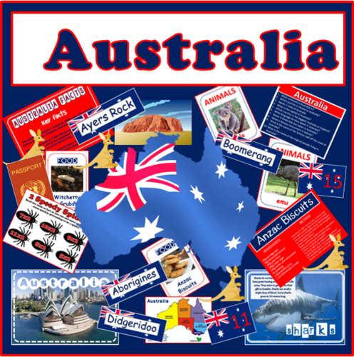 AUSTRALIA -CULTURE AND DIVERSITY TEACHING RESOURCES -DISPLAY GEOGRAPHY HISTORY