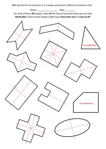 Year 4 Symmetry 5 Lesson Unit Of Work Mini Assessments Teaching Resources 4578