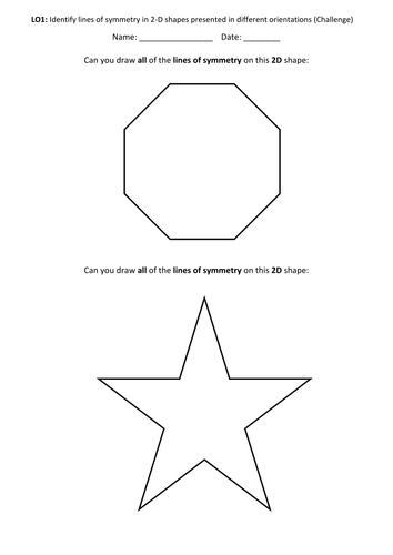 Year 4: Symmetry (5 lesson Unit of Work + Mini-Assessments) by - UK