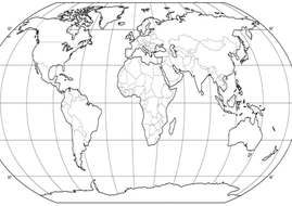 CONTINENTS AND OCEANS -GEOGRAPHY KS1-2 WORLD MAPS EARTH by hayleyhill ...