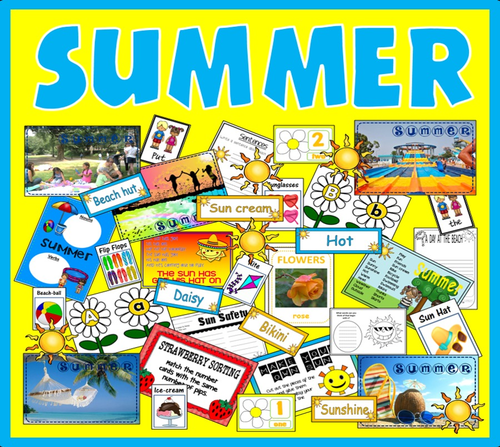 SUMMER TEACHING RESOURCES KS1-2 EYFS SCIENCE SEASONS WEATHER