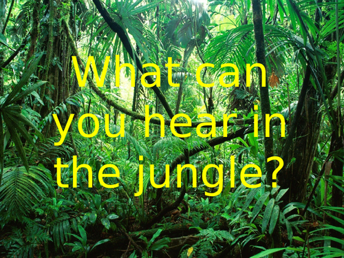 Fun Jungle Sounds PPT: Listen & Guess!