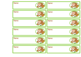 MONKEYS PRIMATES TEACHING RESOURCES KEY STAGE 1-2 SCIENCE DISPLAY ...