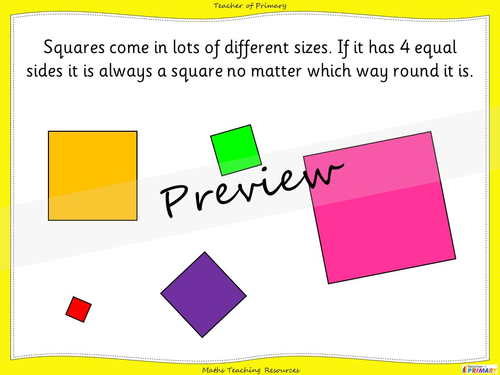 Recognising 2-D Shapes - Year 1 | Teaching Resources