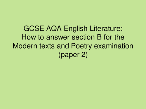Aqa english lit paper 2 2016 image