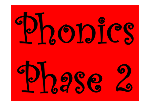 PHONICS PHASE 2 TEACHING RESOURCES EYFS KS 1 LETTERS SOUNDS ALPHABET 