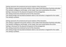 Stasiland and never let me go comparisons image