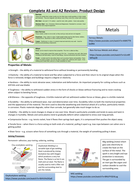 Complete AS and A2 Product Design Exam Revision Document. | Teaching ...