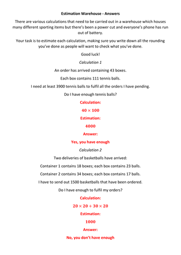 Estimation-Warehouse---Answers.docx