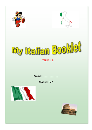 Italian Descriptions Booklet