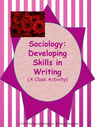 Sociology: Developing skills in writing essays