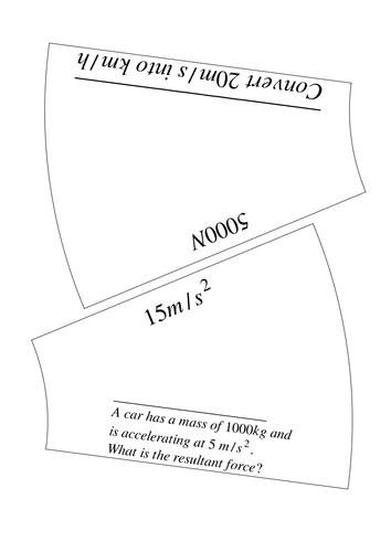 P2 Calculations, Acceleration, GPE, Force, Hooks Law, kinetic energy etc