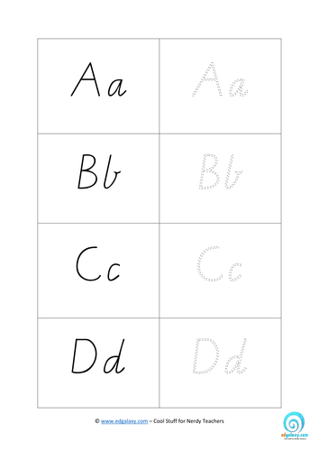 printable victorian modern cursive handwriting templates teaching