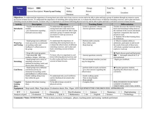 PE- Health Related Education Scheme