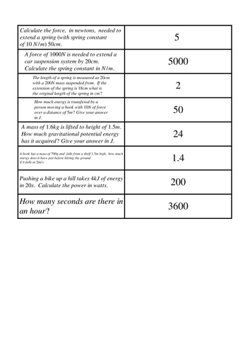 Physics Calculation Discussion Circles, Forces, Motion, Energy