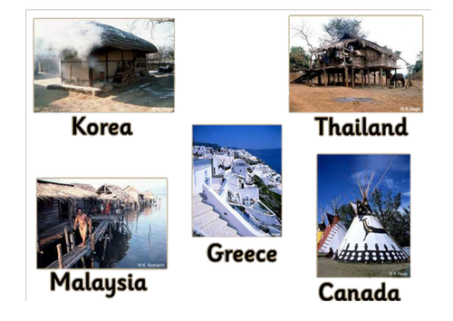 Homes and houses from around the world. 