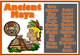 ANCIENT MAYA TEACHING RESOURCES HISTORY KEY STAGE 2 DISPLAY PACK