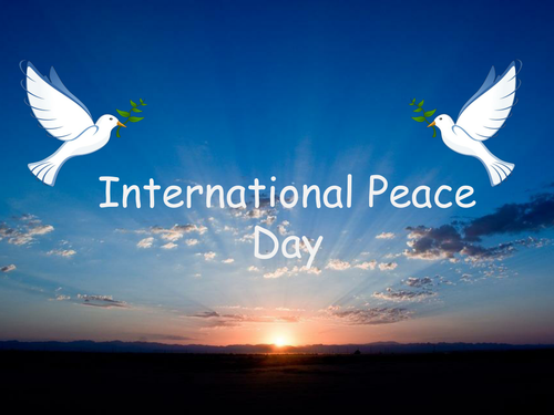 International Peace Day 21st September - informative and interesting presentation for assembly 