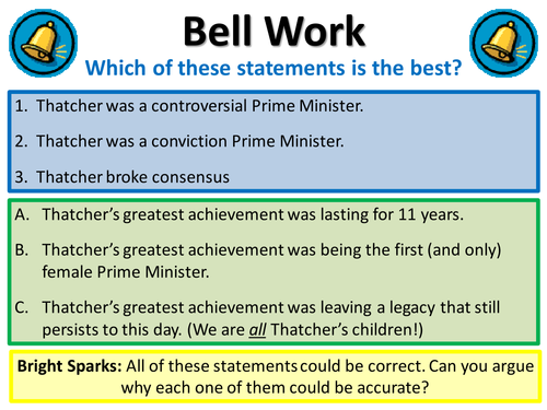 Post War Britain - Thatcher's Key Moments