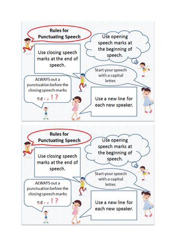 speech marks worksheet ks2