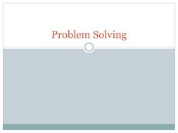 Whole School Problem Solving Approach Solution Circles | Teaching Resources