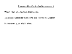 fireworks descriptive essay