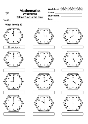 time homework year 1