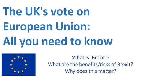 EU Referendum | Teaching Resources