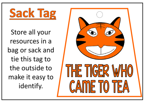 TIGER WHO CAME TO TEA STORY TEACHING RESOURCES EYFS KS1 ENGLISH MORALS ...