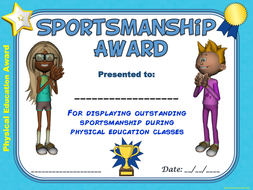 PE AWARDS- 15 Physical Education Certificates | Teaching Resources