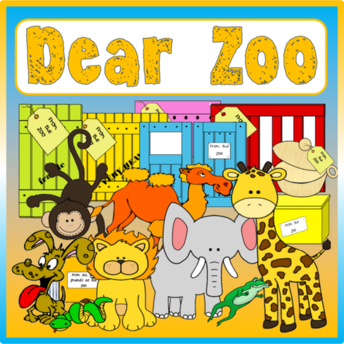 DEAR ZOO STORY TEACHING RESOURCES AND ZOO ROLE PLAY EYFS KS 1-2 ENGLISH ...