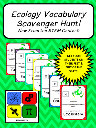 Ecology Scavenger Hunt Game