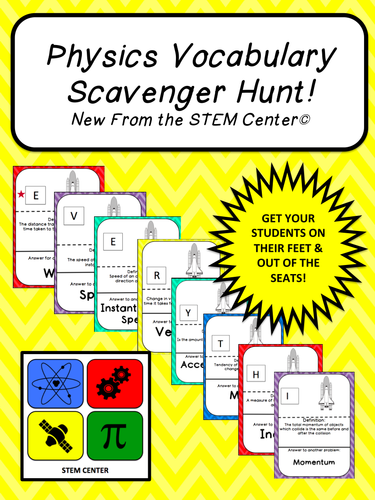 Physics Scavenger Hunt Game