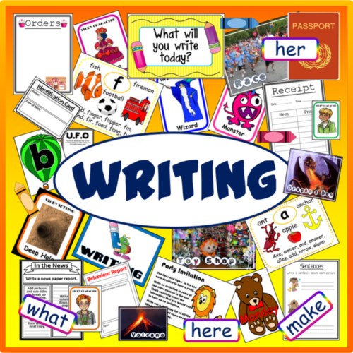 WRITING TEACHING RESOURCES EARLY YEARS KS1-2 CREATIVE STORY ENGLISH LITERACY