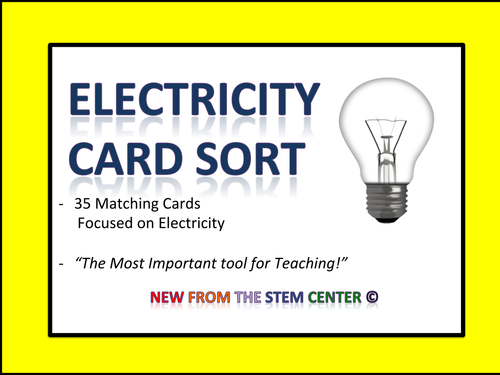 Electricity Card Sort
