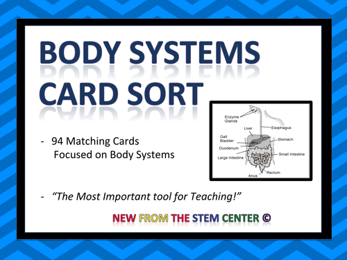 Body Systems Card Sort