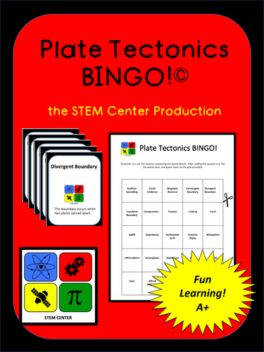 Plate Tectonics: BINGO!