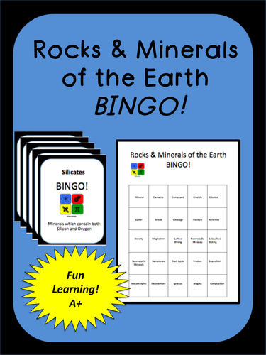 Minerals: BINGO!