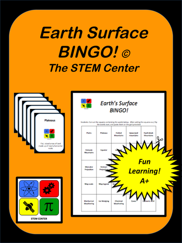 Changing Earth's Surface: BINGO!