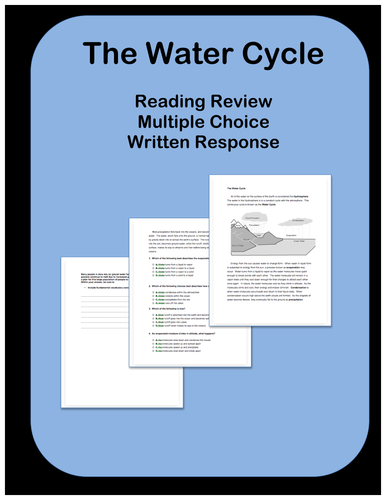 Water Cycle: Passages and Questions