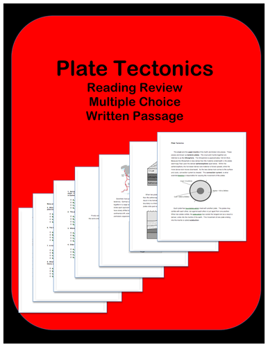 Plate Tectonics: Passage and Questions