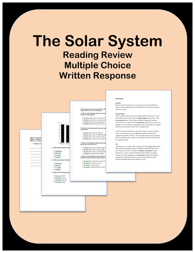 Solar System: Passages and Questions: