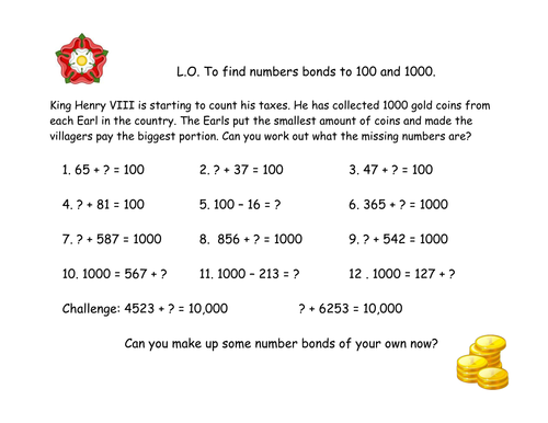 number-bonds-to-1000-and-decimals-teaching-resources