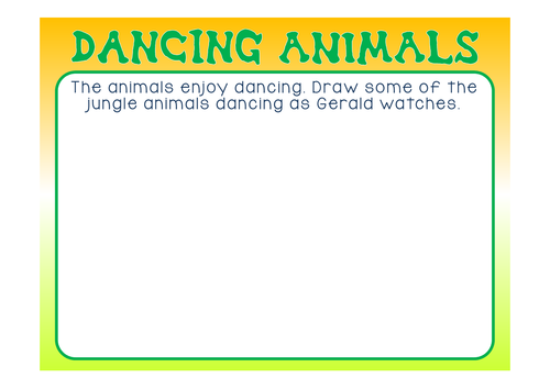 GIRAFFES CAN'T DANCE STORY TEACHING RESOURCES EYFS KS 1-2 ENGLISH